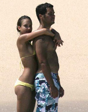 Jessica Alba sur la plage